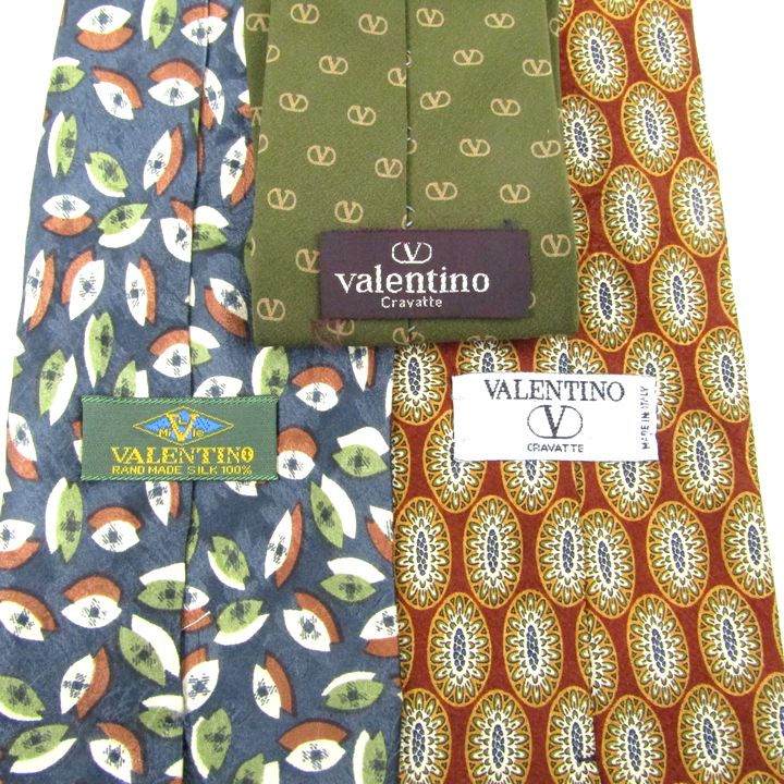 ヴァレンティノ ネクタイ ブランド 3点セット Vロゴ柄など まとめ売り まとめて メンズ VALENTINO 【中古】｜VALENTINO｜店舗買取｜フォーマルスーツ/小物＞ネクタイ｜USEDのアパレル通販サイト  - SMASELL（スマセル）