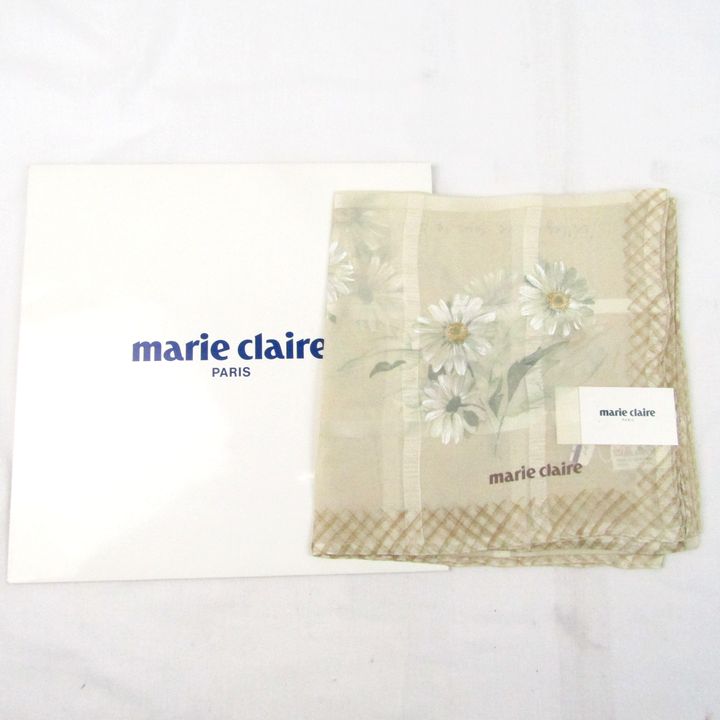 マリクレール MARIE CLAIRE マフラー ストール カシミヤ混 黒（マリ  