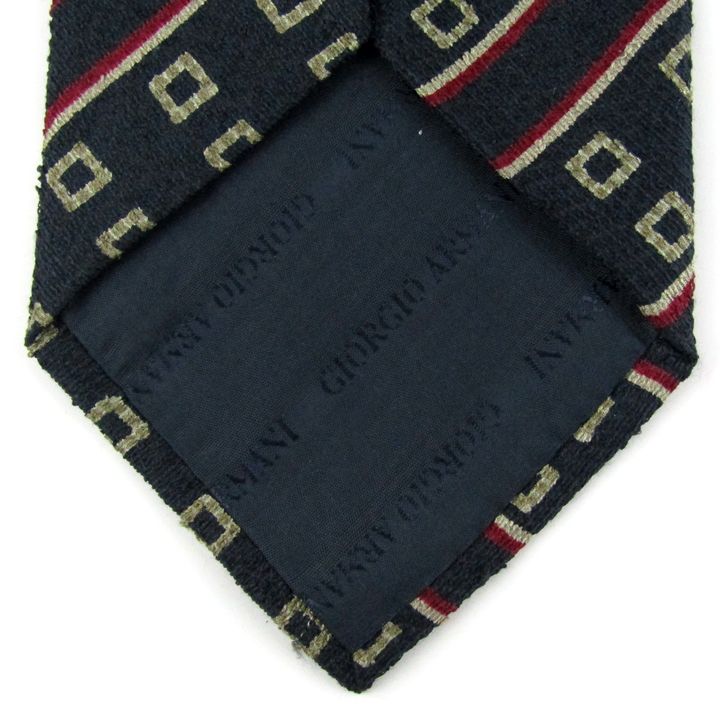 ジョルジオアルマーニ ネクタイ ブランド ワイドタイ ストライプ柄