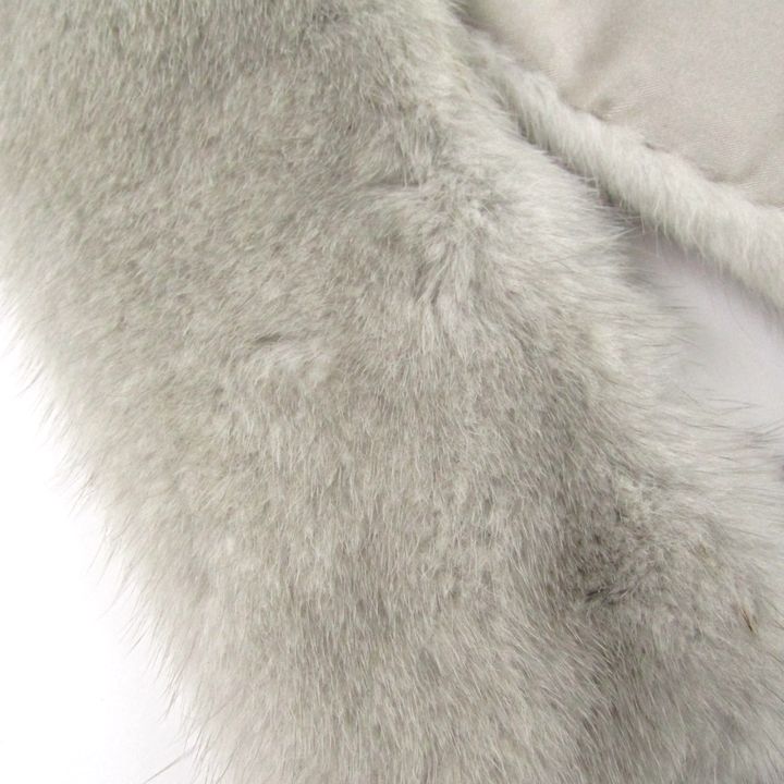 S Max Mara ネックウォーマー グレー 毛皮
