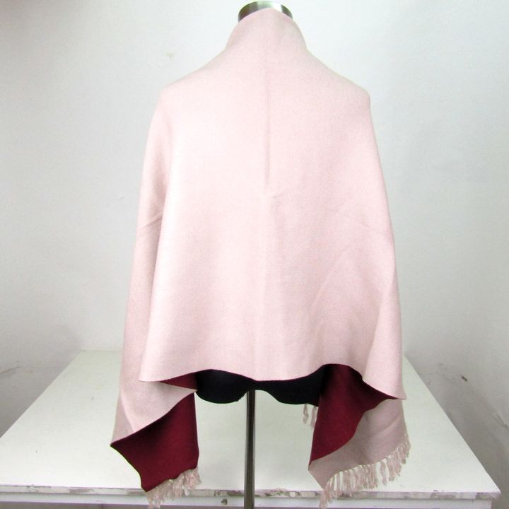 レオナールのカシミヤ100の大判ポンチョ 未使用 レオナール カシミア混