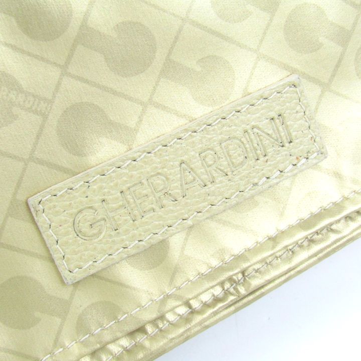 【GHERARDINI ゲラルディーニ】イタリア製　ベージュ　ゴールド　ポーチ ゲラルディーニ ポーチ 長財布 ブランド レディース ゴールド