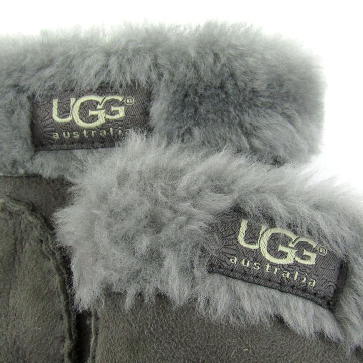 UGG グレー ファー付き手袋ノベルティ付き