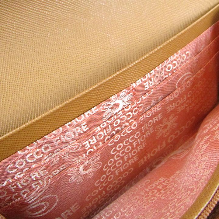 COCCO FIORE コッコフィオーレ 二つ折り長財布 パープル クロコ
