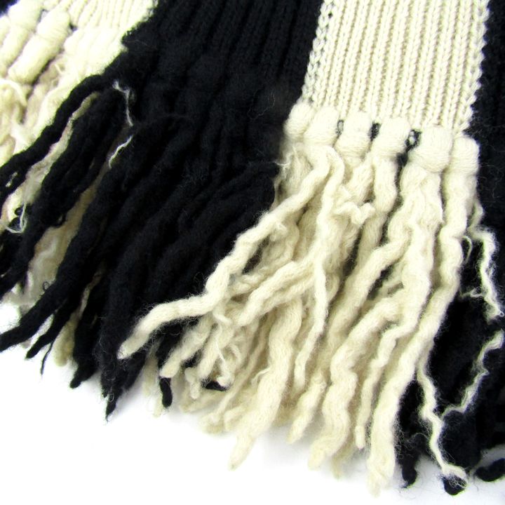 adidas Y-3 ロゴ入りマフラー ベージュ