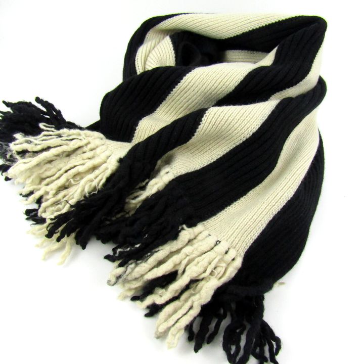 adidas Y-3 ロゴ入りマフラー ベージュ adidas Y-3 ロゴ入り