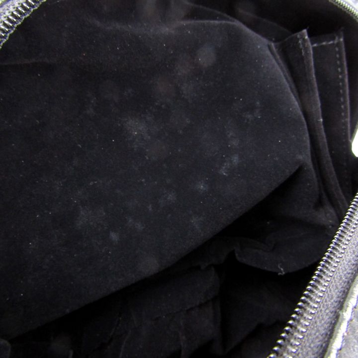 オーストリッチレザー 黒 バッグ