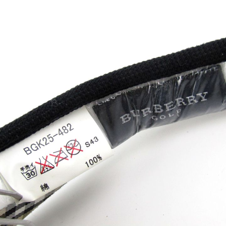 BURBERRY サンバイザー バーバリー BURBERRY GOLF サンバイザー ノバチェック