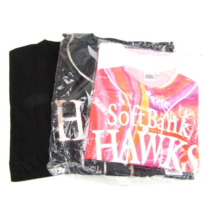 ソフトバンク ホークス ユニフォーム ファンクラブTシャツ 3点セット 