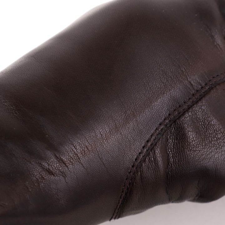 コーチ 手袋 レザーグローブ カシミヤライナー 革手袋 ブランド レディース 8サイズ ブラウン COACH 【中古】