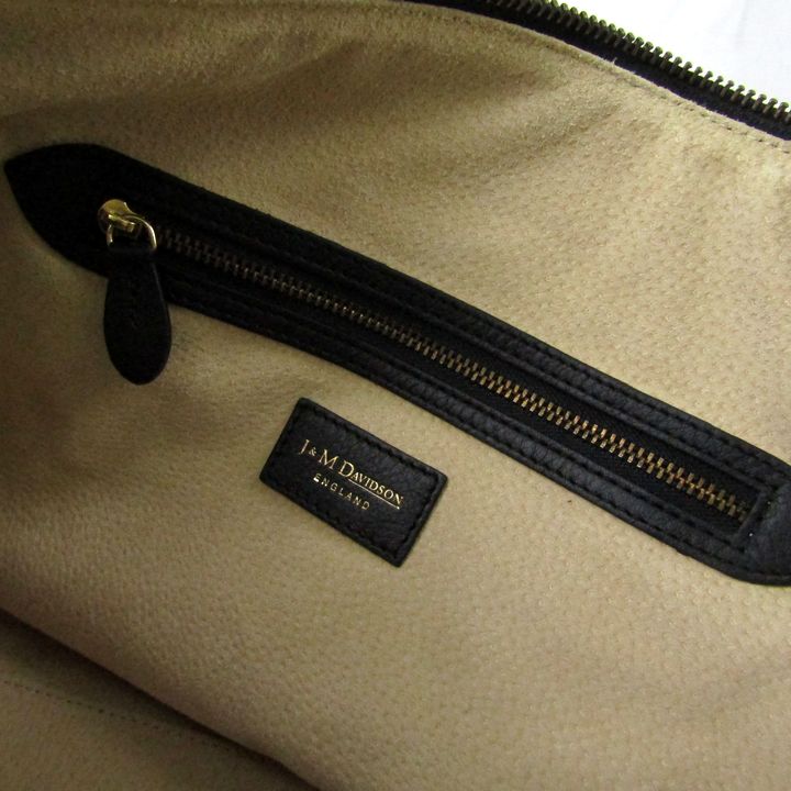 ジェイアンドエムデヴィッドソン 未使用 ボストンバッグ ハラコレザー  