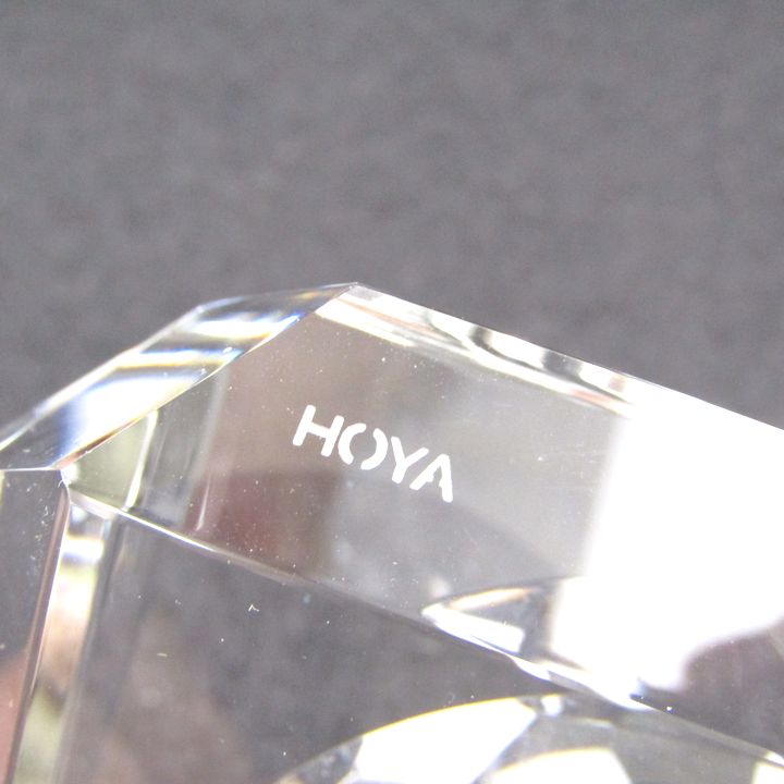 ホヤ クリスタル ガラス トレイ 置物 小物入れ ブランド インテリア