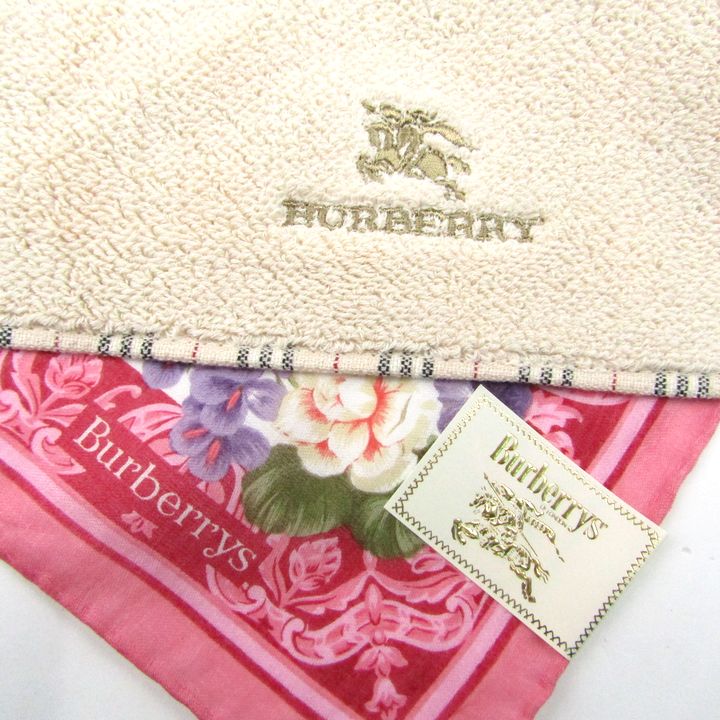 【期間限定値下げ】BURBERRY ハンカチ５枚セット 女の子バーバリーチェック brandeal_0731z2650