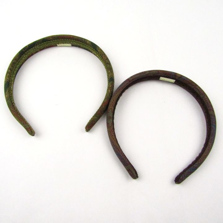 エトロ カチューシャ 2点セット ペイズリー柄 髪飾り ヘアアクセサリー 