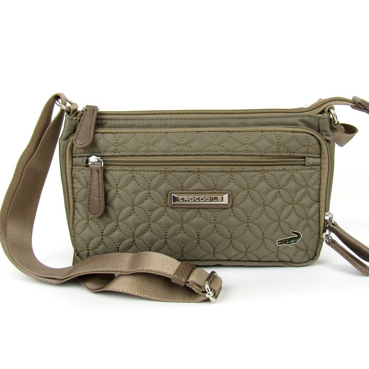 クロコダイル 3994 ハンドバッグ カーキ CROCODILE ブカッティー
