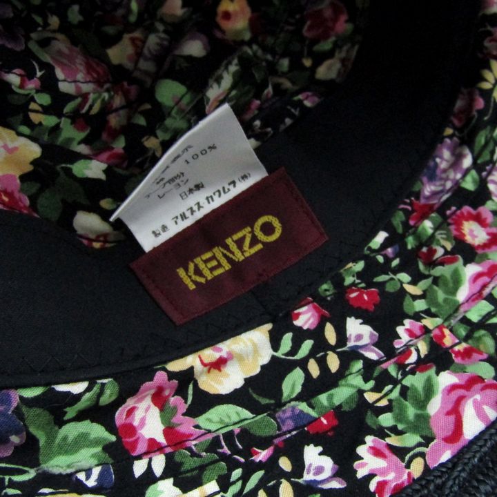 KENZO 花柄ハット KENZO - Vintage KENZO リバーシブル ハット 花柄 帽子の通販 by