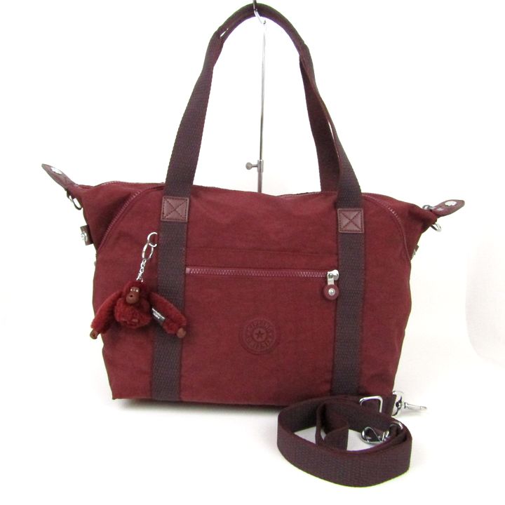 キプリング ショルダーバッグ 2way トートバッグ ボストン 鞄 カバン  