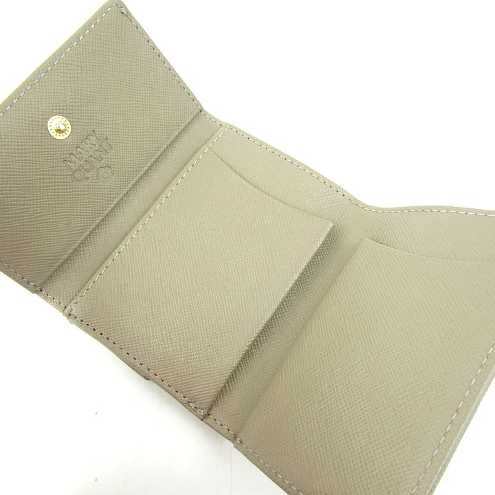マリークヮント 三つ折財布 すぐ届く☆MARY QUANT ミニ財布 三つ折り ギフトにもおすすめ