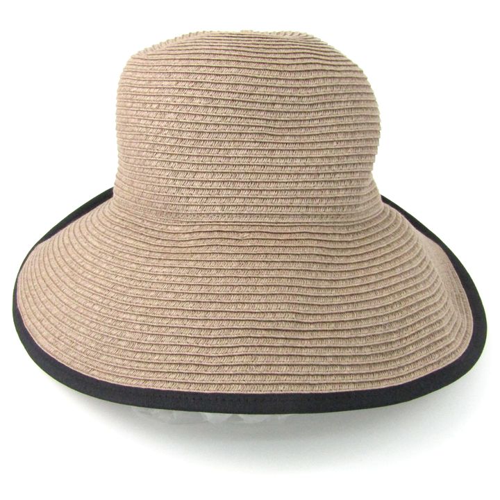 CA4LA 高級麦わら帽子 ストローハット リボン ベロア 美品 【公式通販】