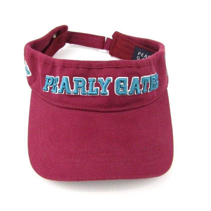 PEARLY GATES イエローポロシャツとサンバイザーセット（PEARLY