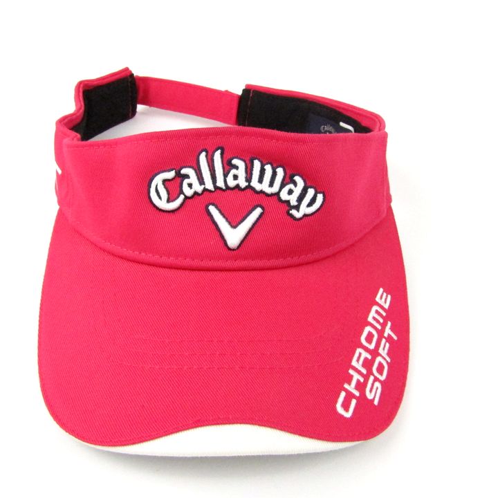キャロウェイ サンバイザー ロゴ ゴルフ スポーツウエア 帽子