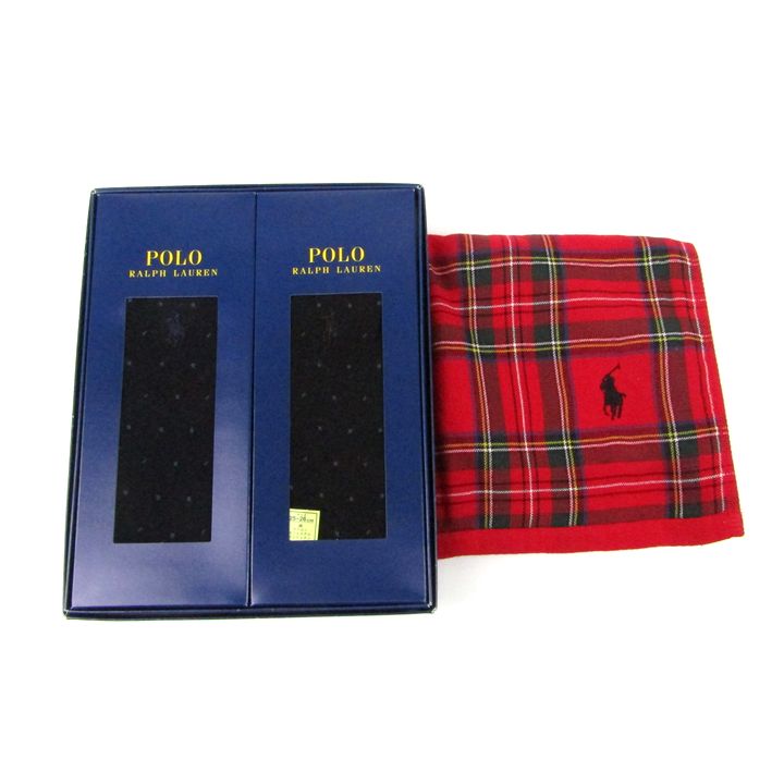 POLO RALPH LAUREN ポロラルフローレンソックス & ハンカチ POLO RALPH LAUREN ギフトに最適 ラルフローレン タオルハンカチ