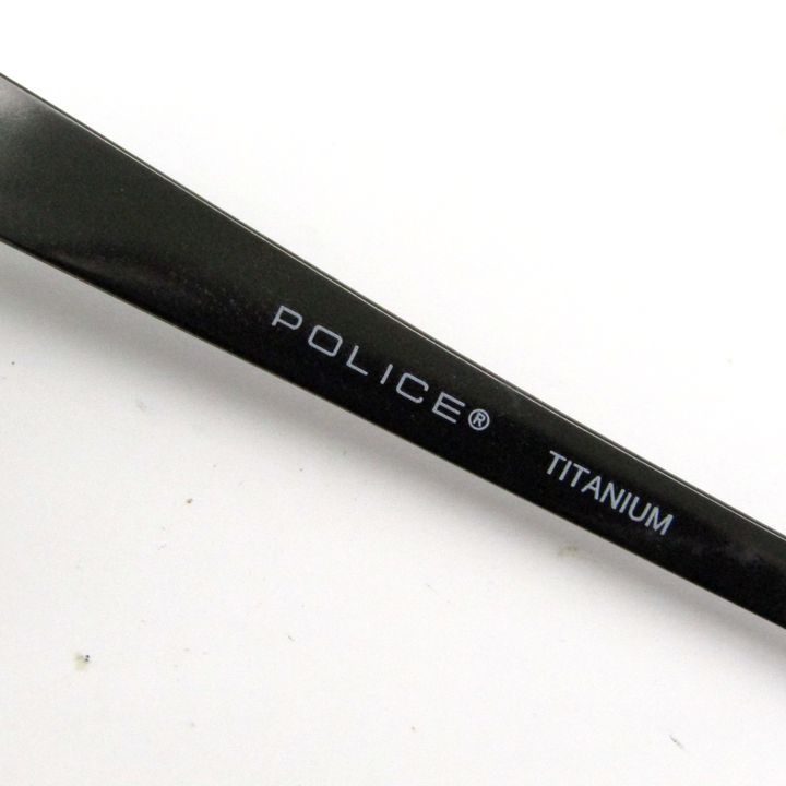 POLICE V8708J メガネ(度あり) ポリス メガネ 眼鏡 度有 V8708J ハーフリム フレーム ブランド