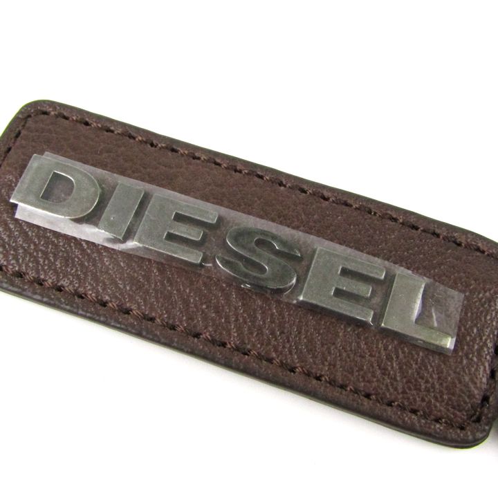 DIESEL 完全完売品 レザーキーリング 新品未使用 ディーゼル キーホルダー キーリング レザー 未使用 ブランド