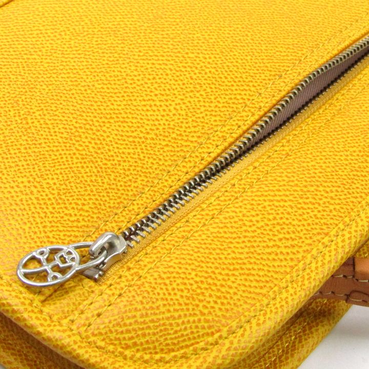 【美品】 カステルバジャック 2way ブリーフケース イエロー カード付き 美品】 カステルバジャック 2way ブリーフケース イエロー