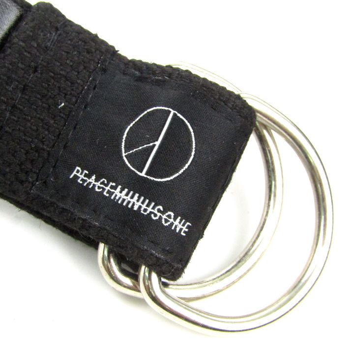 小物 peaceminusone O-RING BELT ピースマイナスワン ベルト キャンバス ロゴ G-DRAGON ブランド