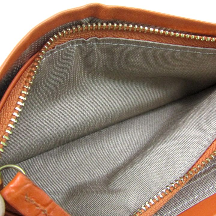 ランバン 長財布 クロコ型押し レザー 小銭入れあり ウォレット