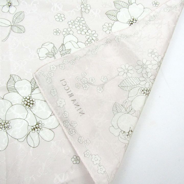 ニナリッチ スカーフ 大判ハンカチ 花柄 ブランド 小物