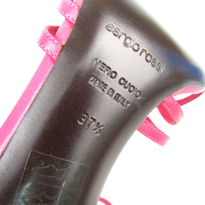 セルジオロッシ サンダル 本革 レザー ハイヒール ブランド 靴