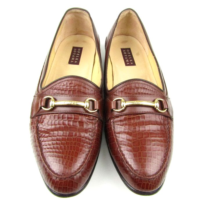 OPELKA UOMO オペラパンプス　メンズ　26.5センチ　美品 オペルカ青山 ローファー スリッポン ブランド シューズ 紳士靴