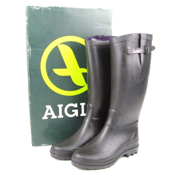 【新品未使用品】エーグル　レインシューズ　BLACK  サイズ38 AIGLE(エーグル) / レインブーツ/38/BLK | 中古品の販売・通販