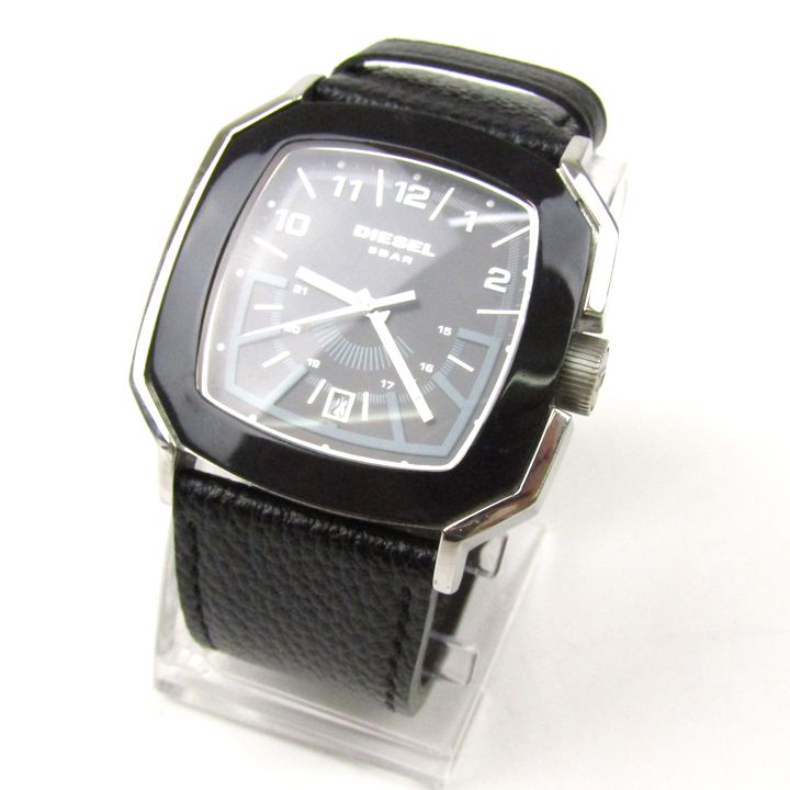 （中古）DIESEL　ディーゼル　メンズウォッチ　BLACK