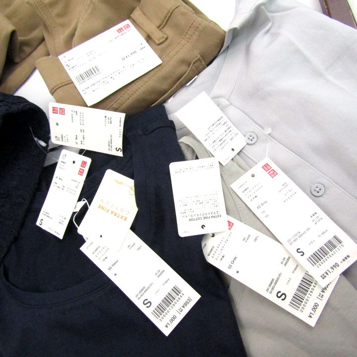 ユニクロ 半袖Tシャツ レーススカート パンツ 6点セット 未使用 トップス ボトムス まとめて レディース Sサイズ UNIQLO ユニクロ 半袖Tシャツ レーススカート パンツ 6点セット 未使用