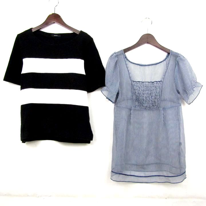コムサイズム 半袖Ｔシャツ ブラウス タンクトップ 5点セット まとめて 大量 トップス レディース Lサイズ COMME CA ISM コムサイズム 半袖Tシャツ ブラウス タンクトップ 5点セット