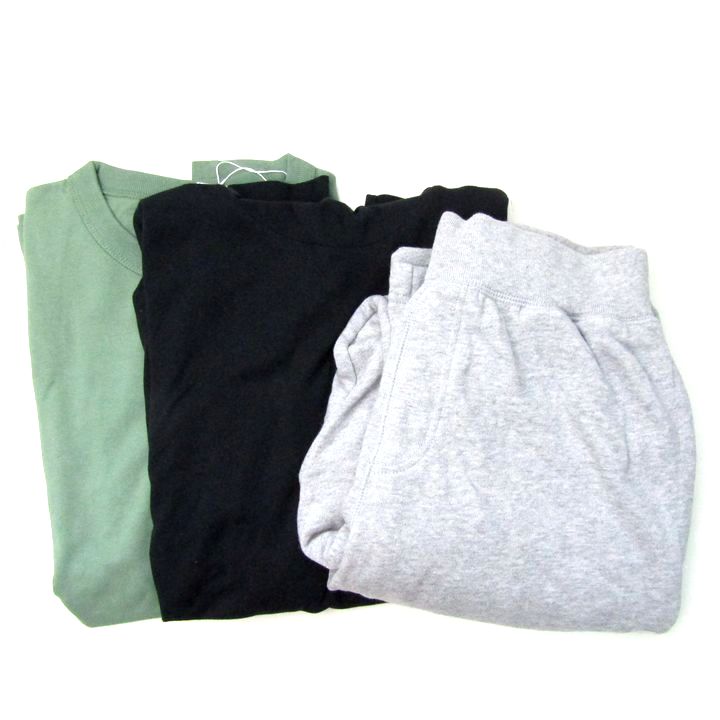 ユニクロ 半袖Ｔシャツ 長袖タートルネック スウェットパンツ 3点セット 未使用 まとめて レディース Mサイズ UNIQLO ユニクロ 半袖Tシャツ 長袖タートルネック スウェットパンツ 3