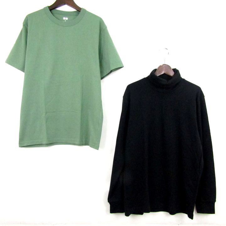 ユニクロ 半袖Ｔシャツ 長袖タートルネック スウェットパンツ 3点セット 未使用 まとめて レディース Mサイズ UNIQLO ユニクロ 半袖Tシャツ 長袖タートルネック スウェットパンツ 3