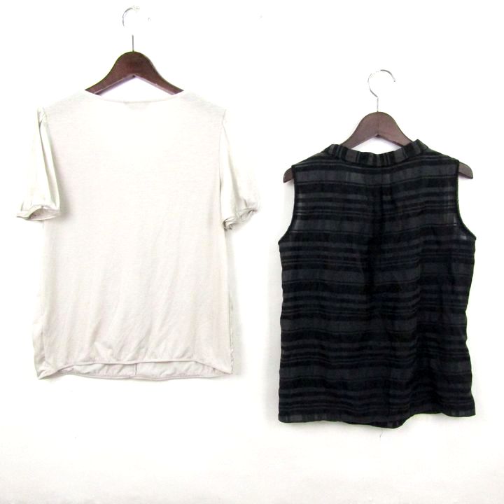 コムサイズム 半袖Tシャツ ノースリーブ ニット 5点セット 未使用有 ブランド まとめて 大量 トップス レディース COMME CA ISM コムサイズム 半袖Tシャツ ノースリーブ ニット 5点セット 未