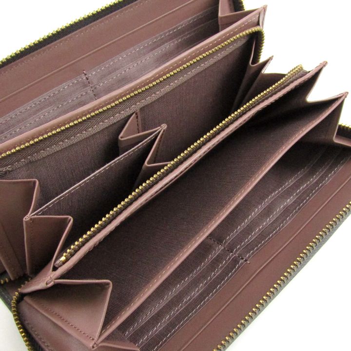 ラシット 長財布 モノグラムプレートラウンドジップウォレット SO-372