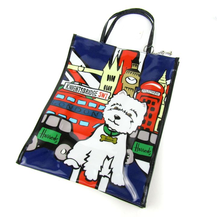 ハロッズらリバーシブルバッグ ポーチ付き新品 ハロッズらリバーシブルバッグ ポーチ付き新品 ハロッズらリバーシブル