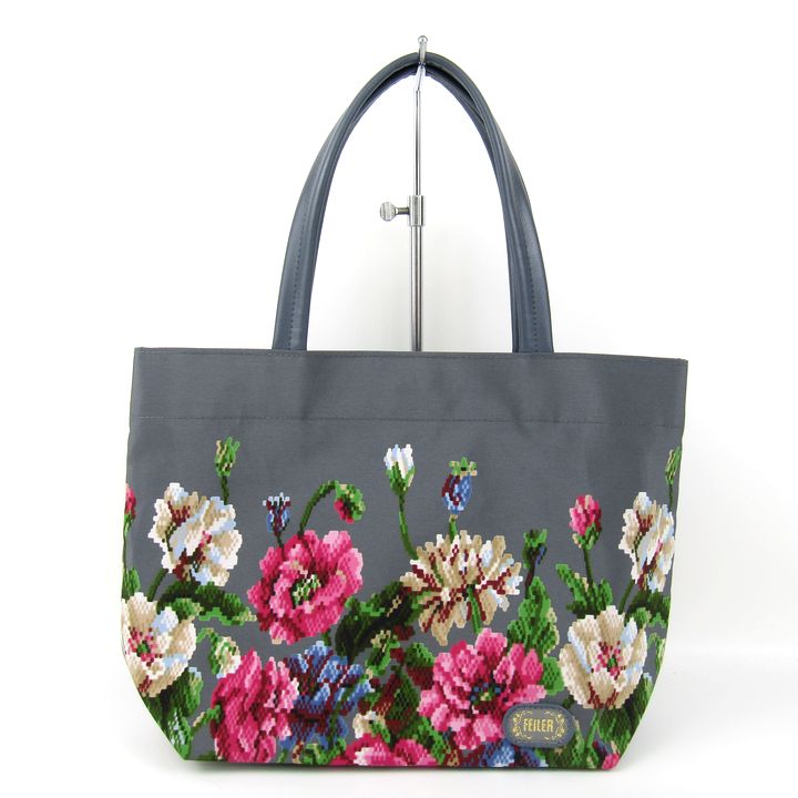 FELLER 花柄トートバッグ FEILER(フェイラー) / トートバッグ/PVC/BLK