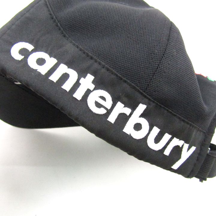 Canterbury カンタベリー　ラグビー　日本代表　キャップ　メッシュ　黒 カンタベリー 帽子 メンズ レディース メッシュキャップ