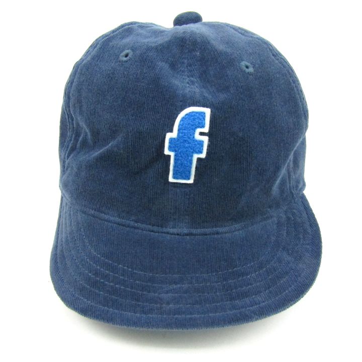 ファミリア キャップ 帽子 未使用 コーデュロイ Fロゴ 紫外線