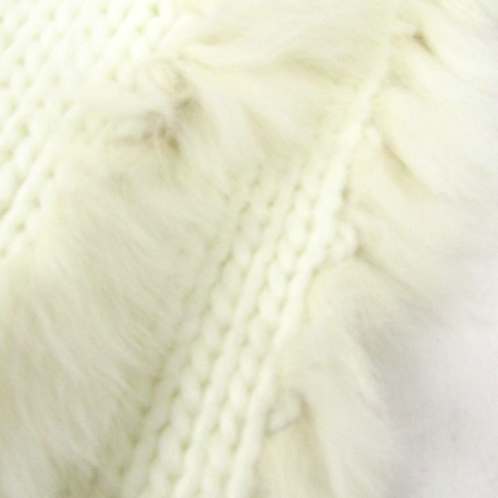 コムサイズム マフラー ファー ブランド レディース アイボリー COMME 