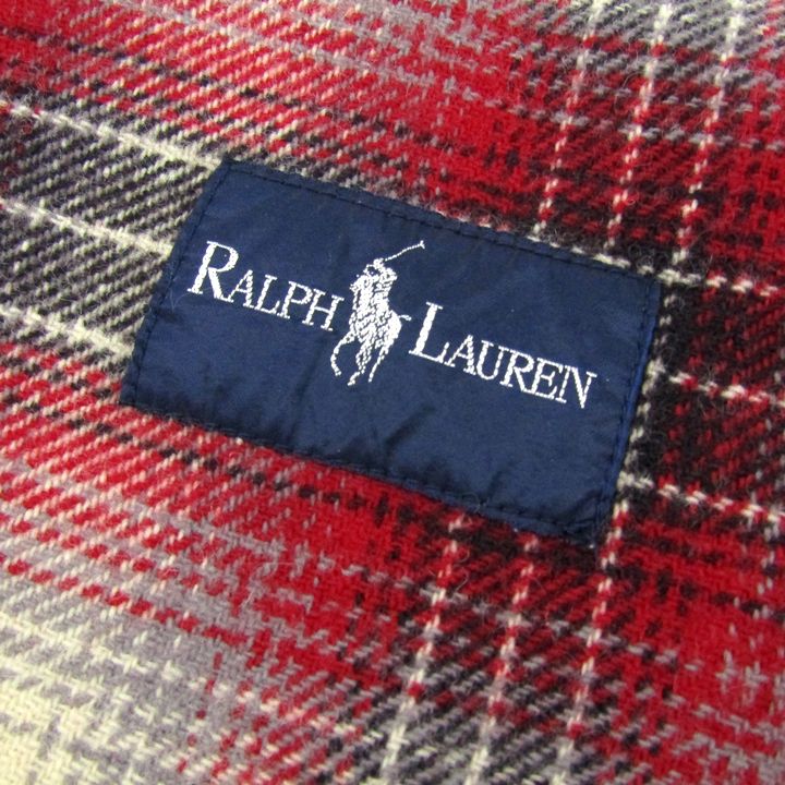 ラルフローレン マフラー チェック柄 ウール ブランド 小物