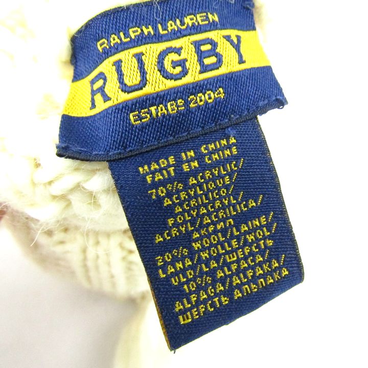ラルフローレン 手袋 ニット ミトン ウール/アルパカ混 ブランド
