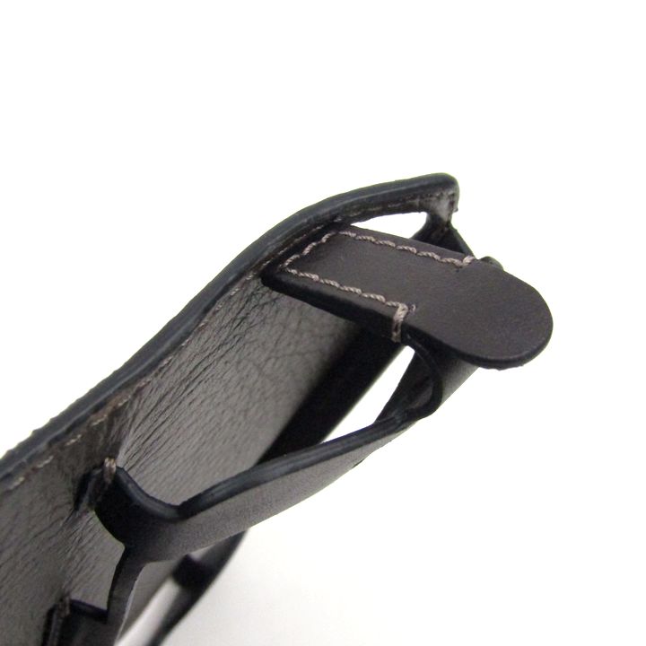 エルメネジルドゼニア スマホケース レザー 手帳型 カバー ブランド  